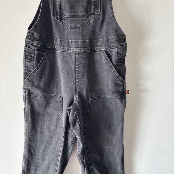 Dovetail Workwear Women's Size 4/32  Black Faded Denim Freshley Overalls Bibs - Picture 11 of 16